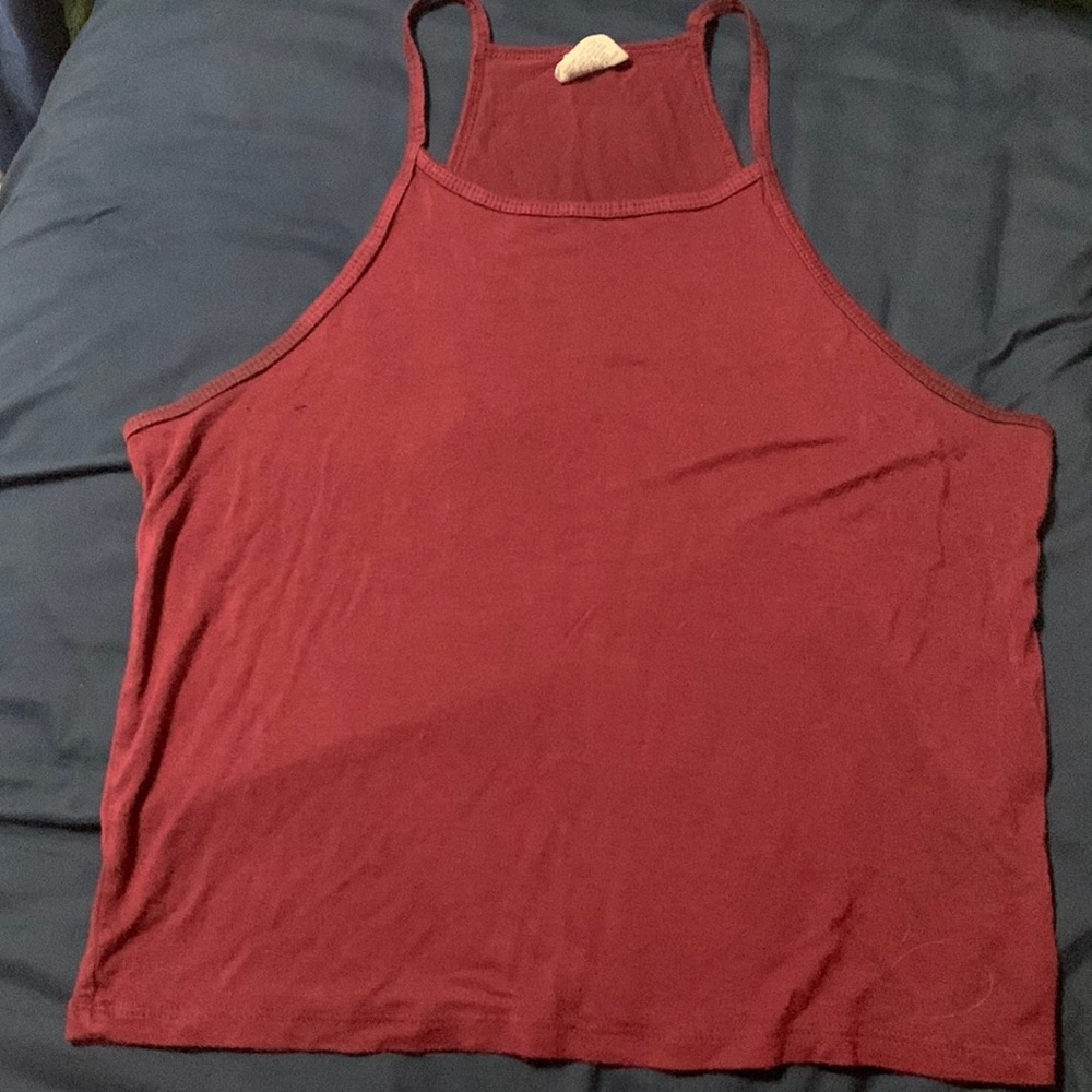 Full Tilt Burgundy Tank Top